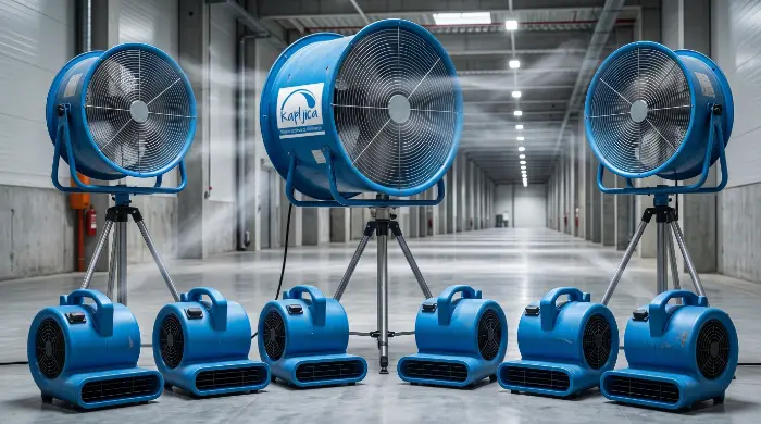 Prozračiivanje prostorija industrijskim ventilatorima