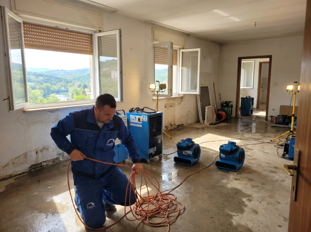 Industrijski isušivači vlage Kapljica na terenu u Buzetu